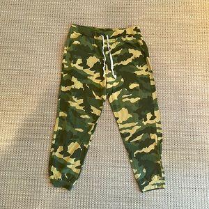 J. Crew Adjustable Camo Print Joggers
